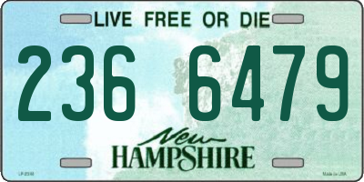NH license plate 2366479