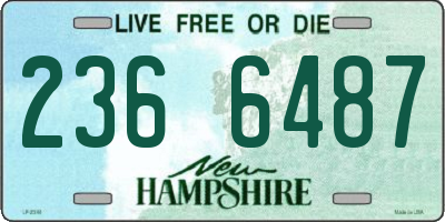 NH license plate 2366487