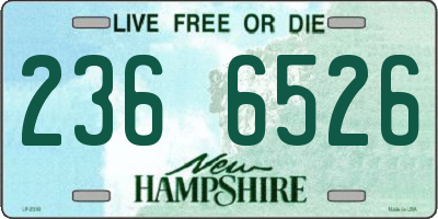 NH license plate 2366526