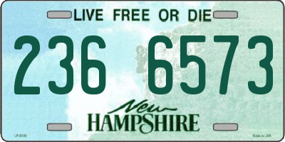 NH license plate 2366573