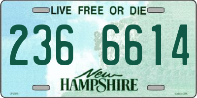 NH license plate 2366614