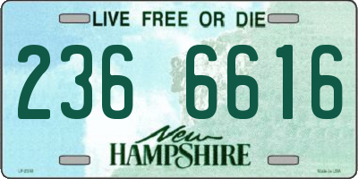 NH license plate 2366616