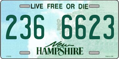 NH license plate 2366623