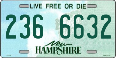 NH license plate 2366632