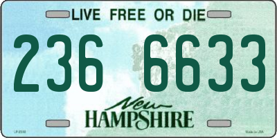 NH license plate 2366633