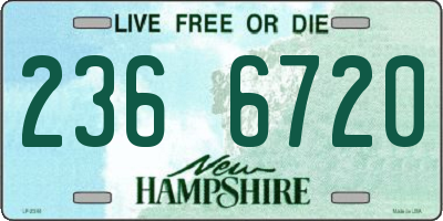 NH license plate 2366720