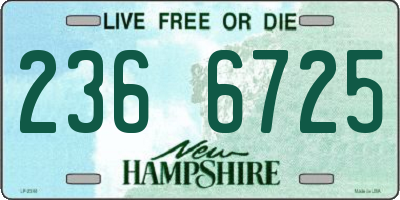NH license plate 2366725