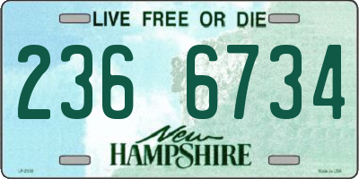 NH license plate 2366734