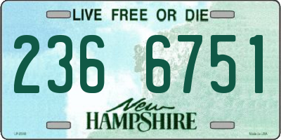 NH license plate 2366751