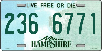 NH license plate 2366771