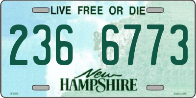 NH license plate 2366773