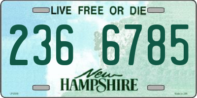 NH license plate 2366785