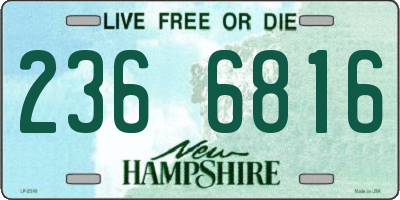NH license plate 2366816