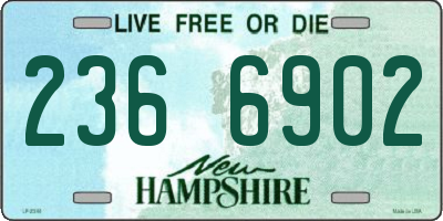 NH license plate 2366902