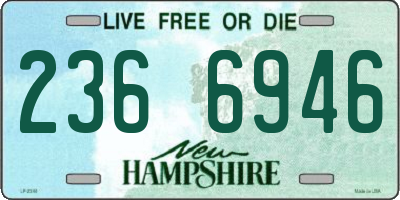 NH license plate 2366946