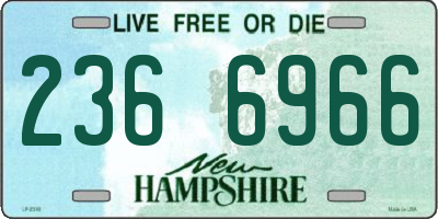 NH license plate 2366966