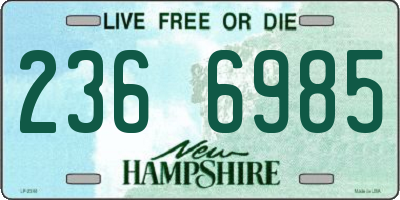 NH license plate 2366985