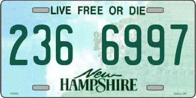 NH license plate 2366997