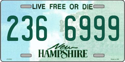 NH license plate 2366999