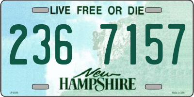 NH license plate 2367157