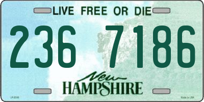 NH license plate 2367186
