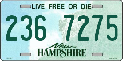NH license plate 2367275