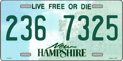 NH license plate 2367325
