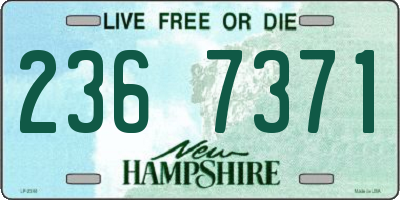 NH license plate 2367371