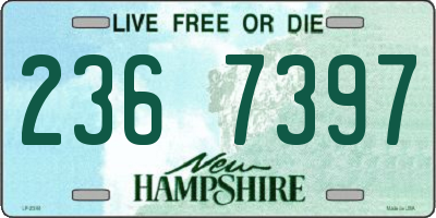 NH license plate 2367397