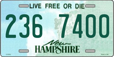 NH license plate 2367400
