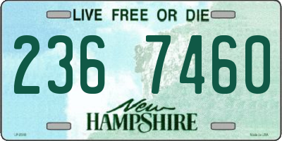 NH license plate 2367460