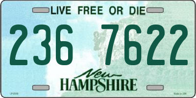 NH license plate 2367622