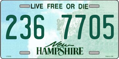 NH license plate 2367705