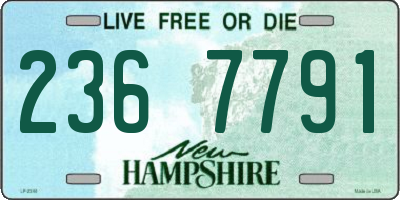 NH license plate 2367791