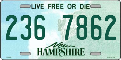 NH license plate 2367862