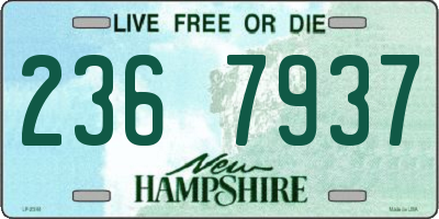 NH license plate 2367937
