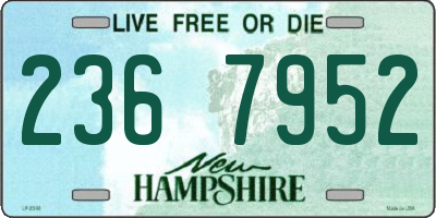 NH license plate 2367952