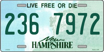 NH license plate 2367972