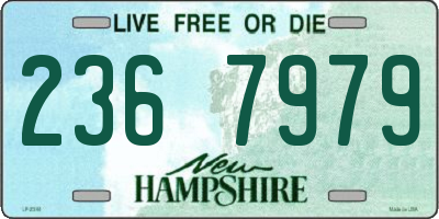 NH license plate 2367979