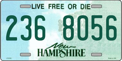 NH license plate 2368056