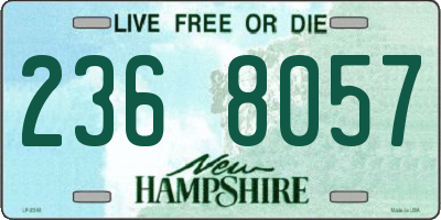 NH license plate 2368057