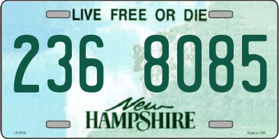 NH license plate 2368085