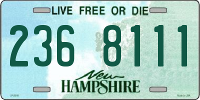 NH license plate 2368111