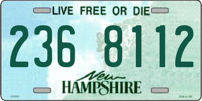 NH license plate 2368112