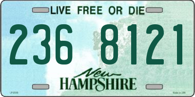 NH license plate 2368121