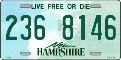 NH license plate 2368146