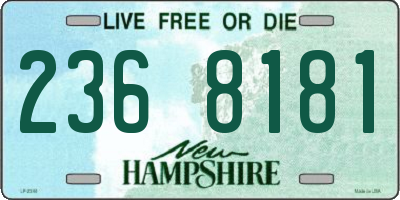 NH license plate 2368181