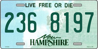 NH license plate 2368197
