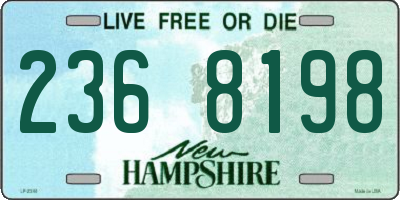 NH license plate 2368198