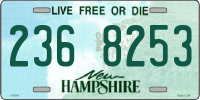 NH license plate 2368253